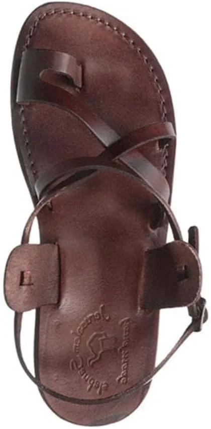 The Good Shepherd Buckle - Leather Toe Loop Sandal - Women Sandals