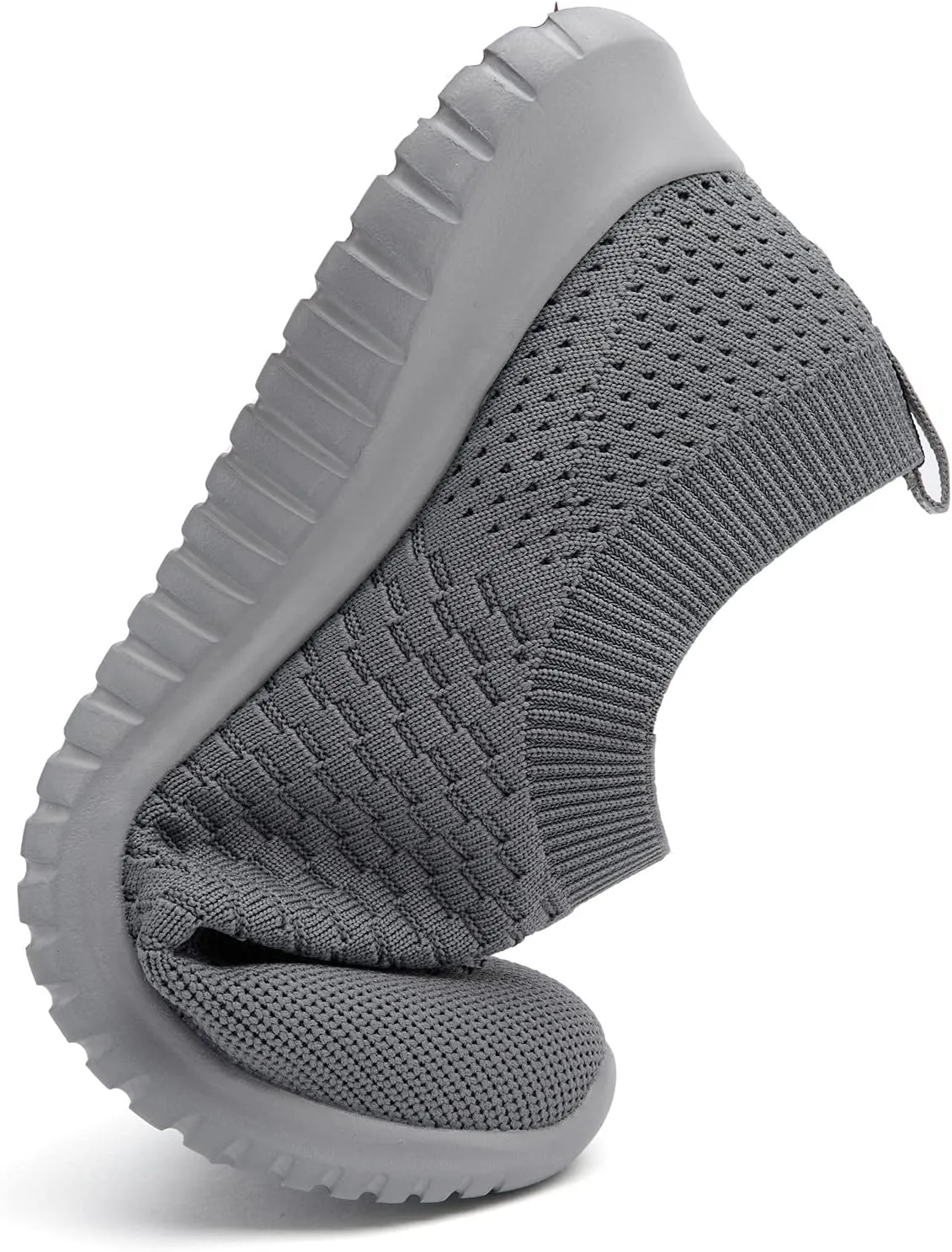 TIOSEBON Men's Slip On Walking Shoes Knit Mesh Tennis Sneaker
