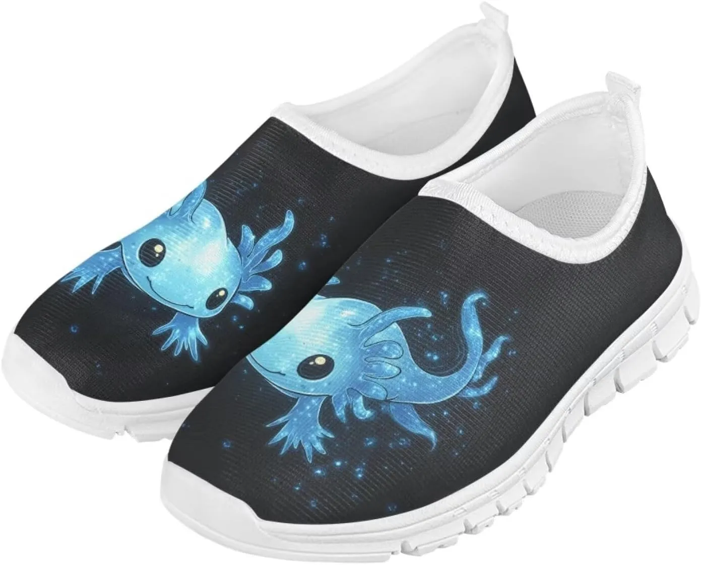 TODIYADDU Children's Running Shoes Non-Slip Tennis Shoes Boys Girls Breathable Mesh Fashion Sports Sneaker (White)