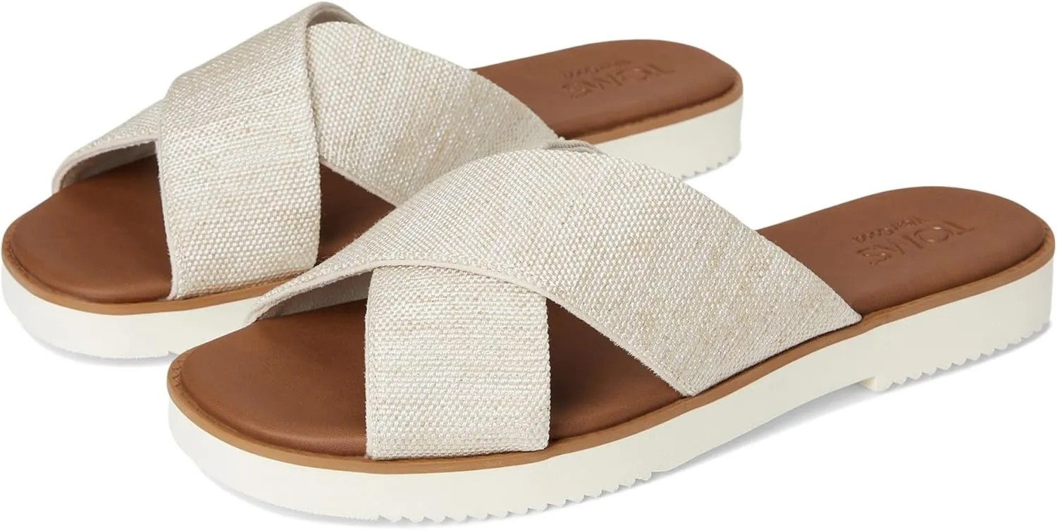TOMS Women's Mae Crossover Flat Sandal