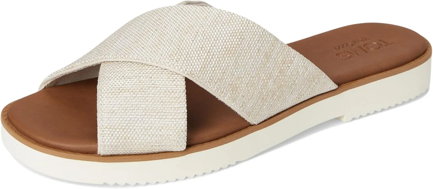 TOMS Women's Mae Crossover Flat Sandal