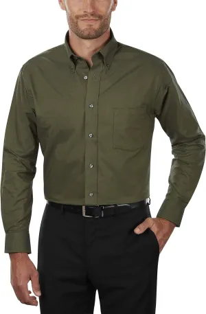 Van Heusen Men's Dress Shirt Regular Fit Oxford Solid