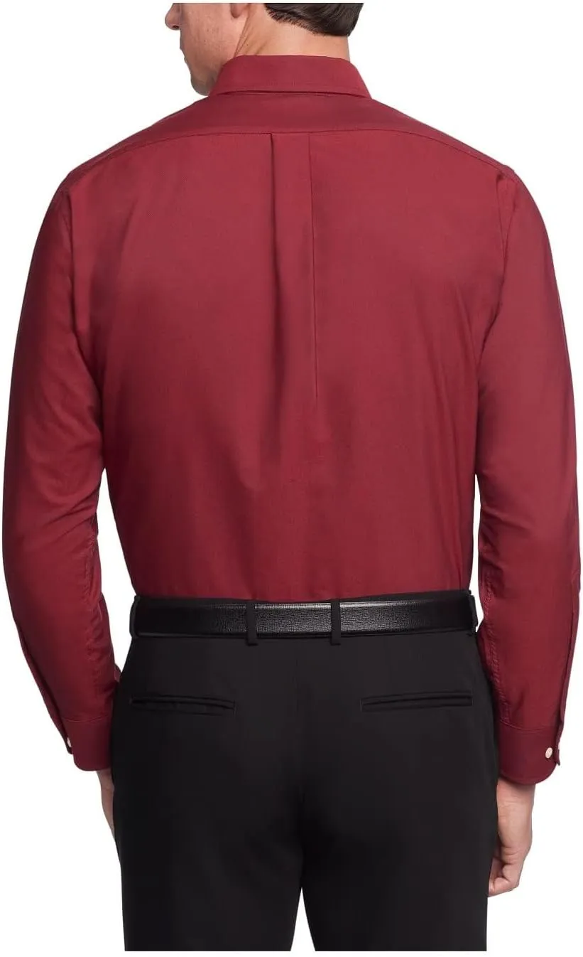 Van Heusen Men's Dress Shirt Regular Fit Oxford Solid