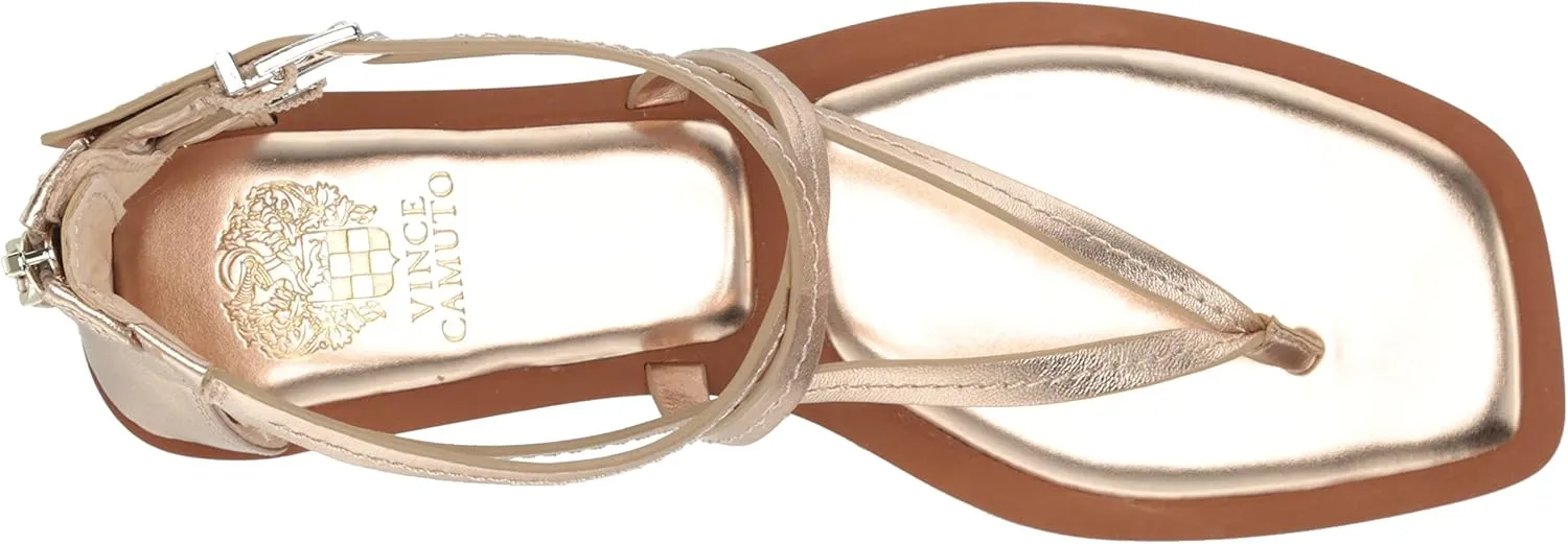 Vince Camuto Women's Brenndie Buckle Sandal Flat