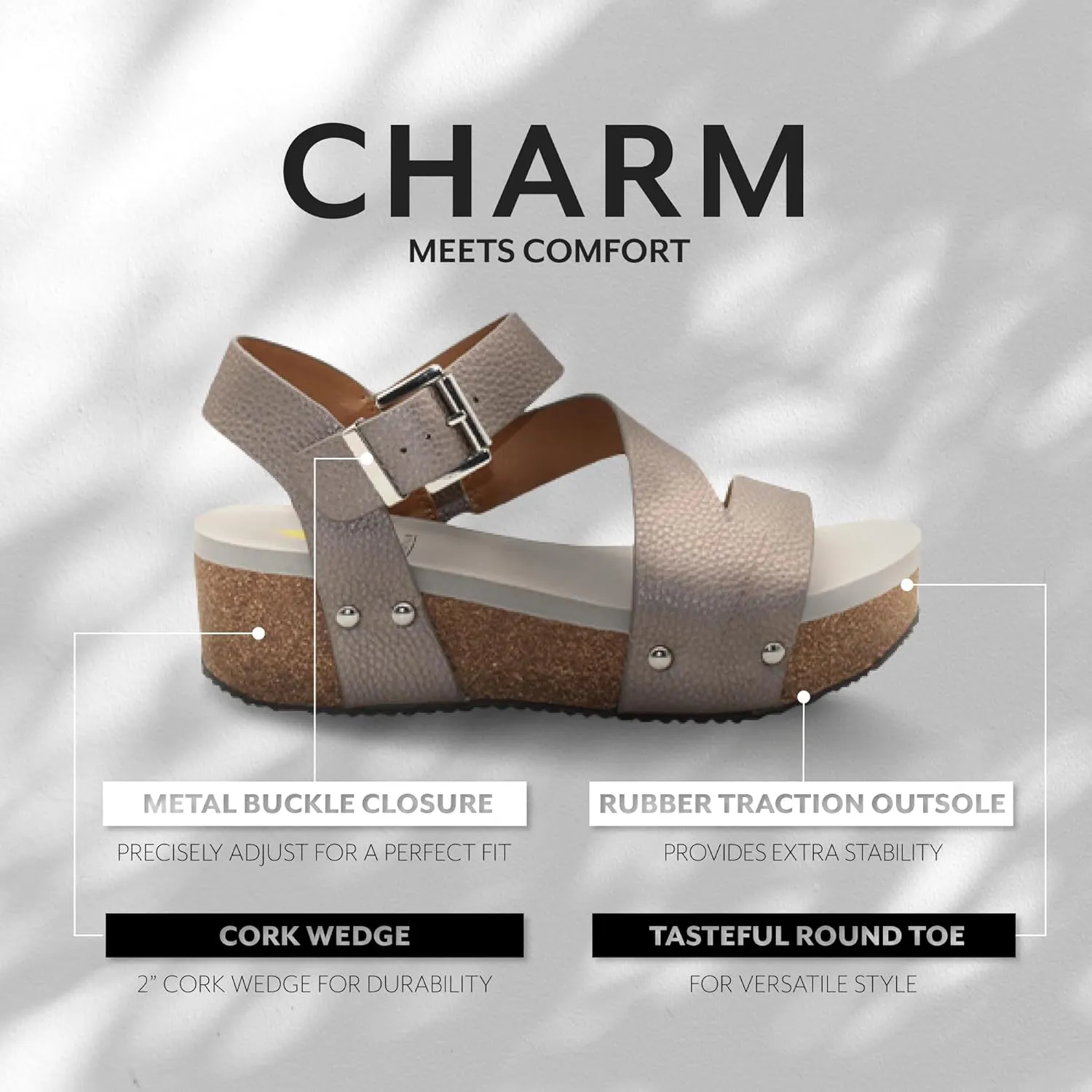 VOLATILE Women's Biloxi Wedge Sandal