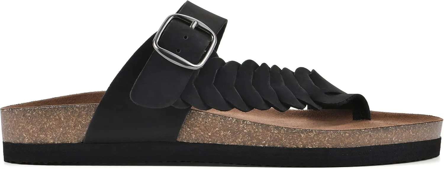 WHITE MOUNTAIN Women's Happier Footbed Sandal