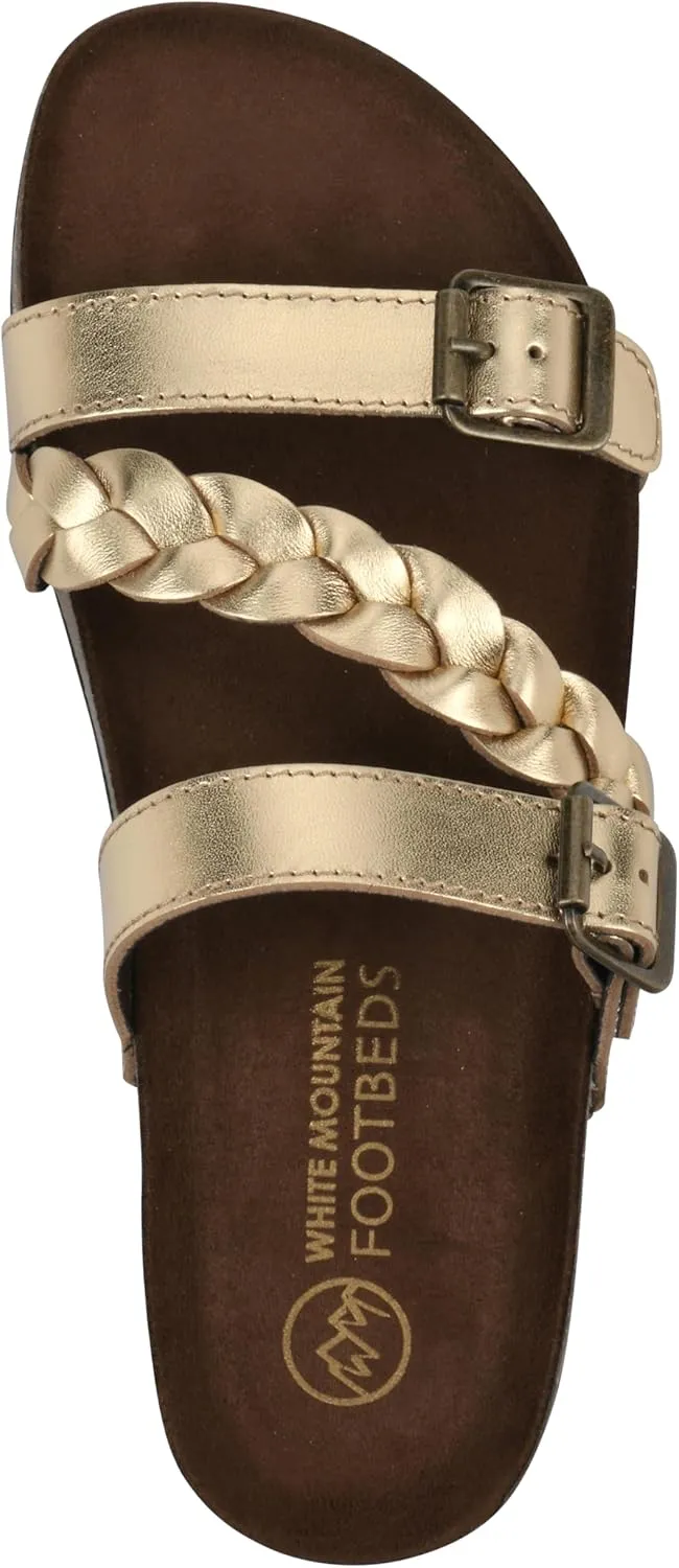 WHITE MOUNTAIN Women's Huntington Flat Sandal