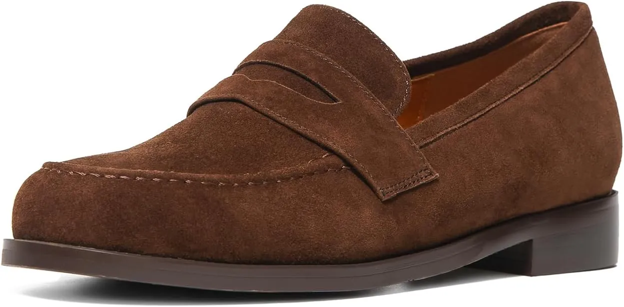 Women's Classic Flat Suede Penny Loafer