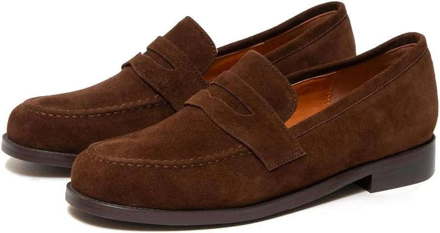 Women's Classic Flat Suede Penny Loafer