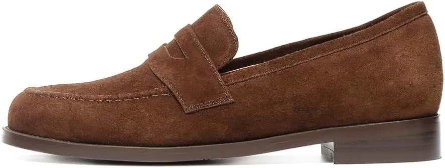Women's Classic Flat Suede Penny Loafer