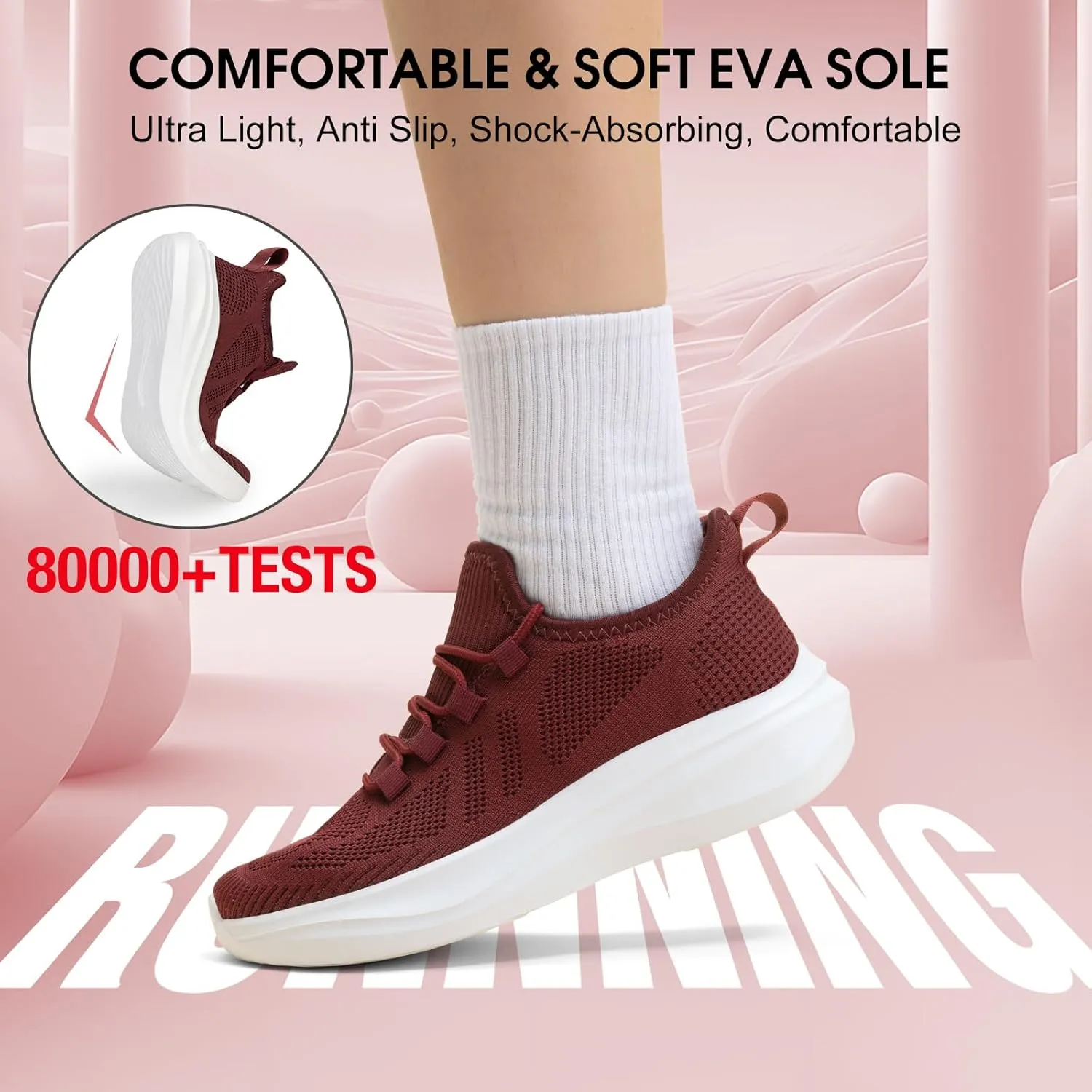ZOVE Wide Toe Box Shoes Women Extra Wide Width Tennis Sneakers Ultra Light Running Shoes for Women Non-Slip Diabetic Walking Gym Workout Trainer